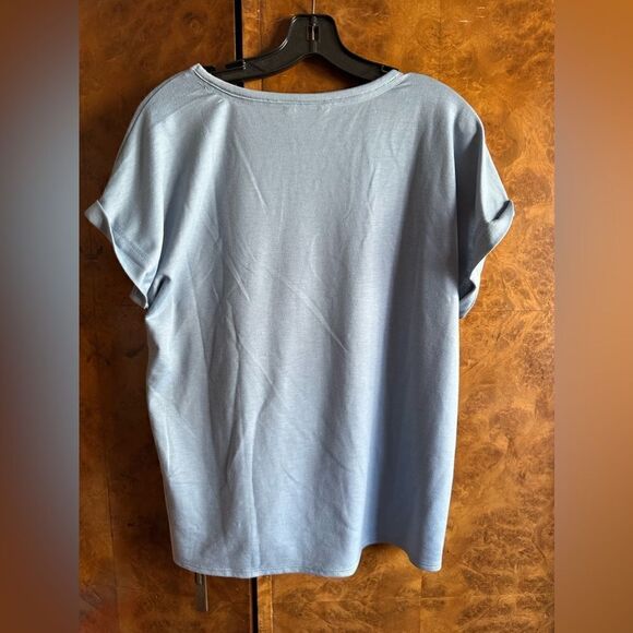 Lucky brand sky blue top - Picture 4 of 6